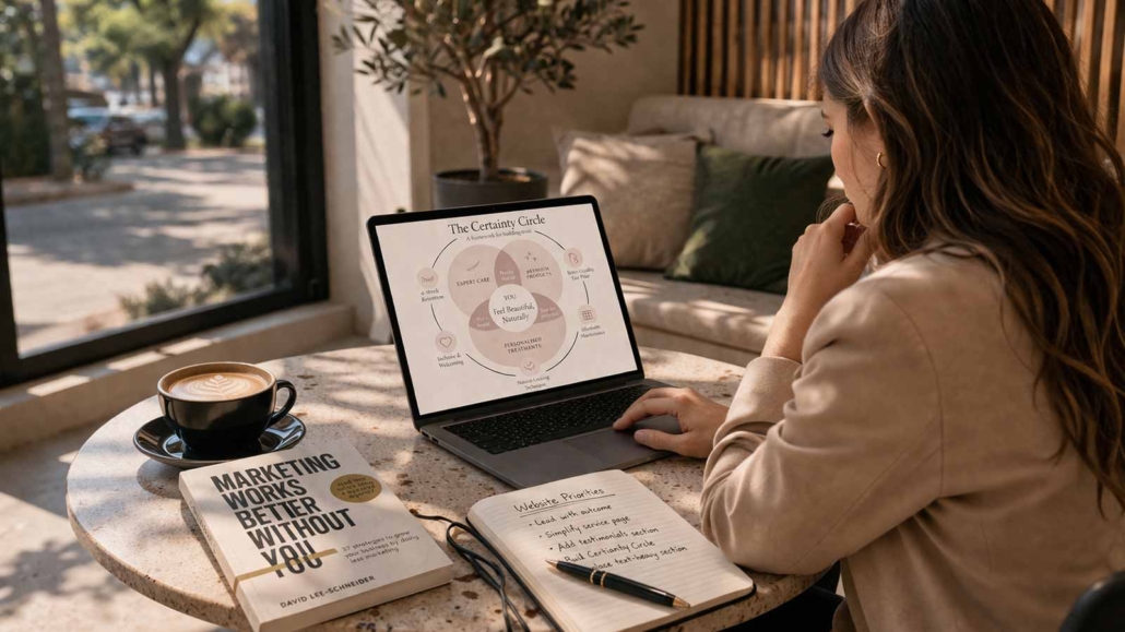 The Certainty Circle: Why Visual Clarity Converts Better Than Persuasion - David Lee-Schneider Marketing