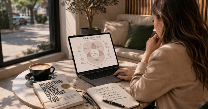 The Certainty Circle: Why Visual Clarity Converts Better Than Persuasion - David Lee-Schneider Marketing